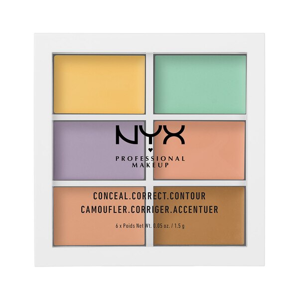 NYX Professional Makeup 3C Conceal Correct Color Correcting Contour - Paleta