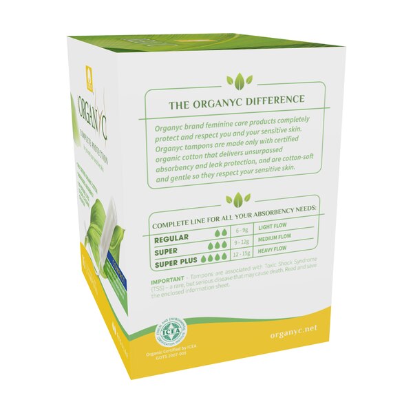 ORGAN(Y)C Compact Tampons Regular