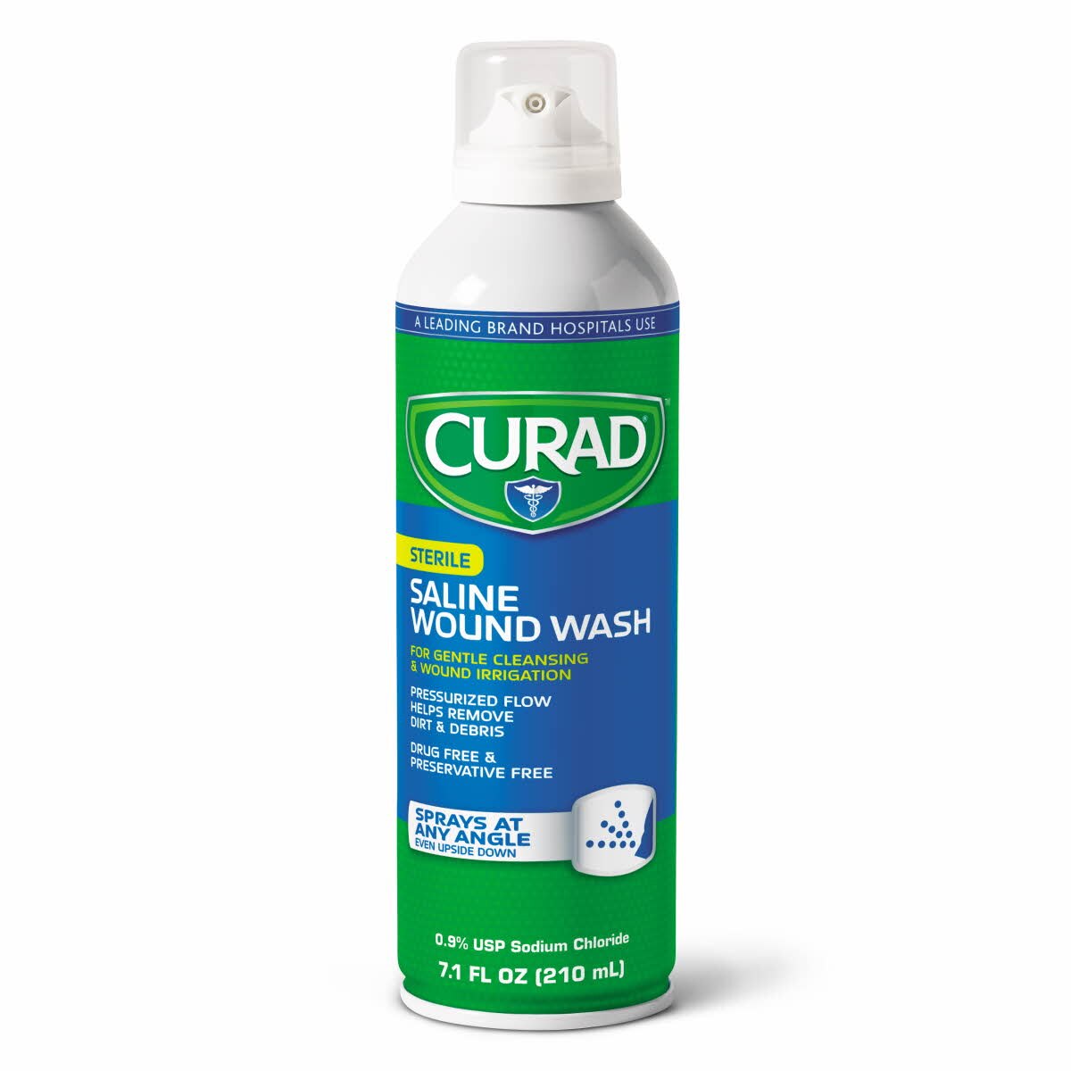 CURAD + - Solución salina para heridas