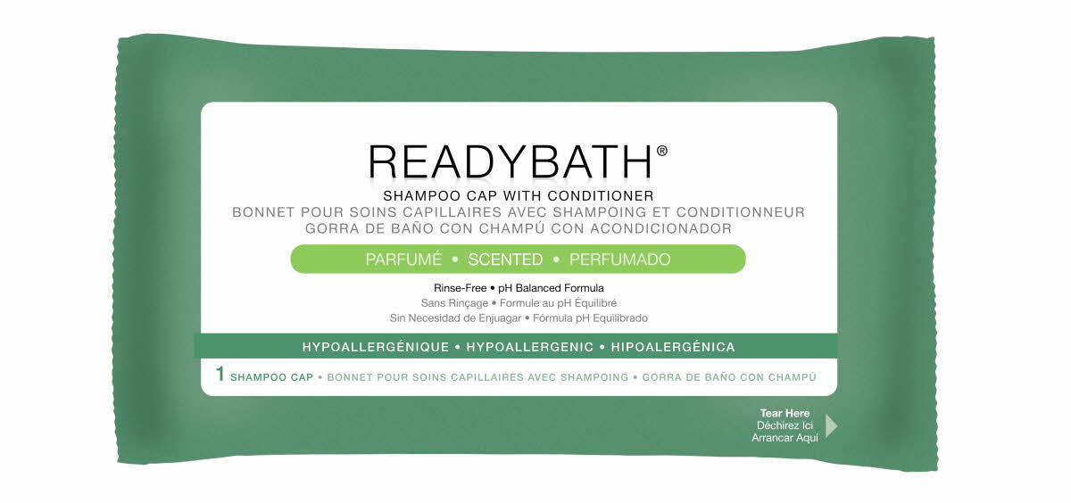 Medline ReadyBath Rinse-Free Shampoo and Conditioning Caps