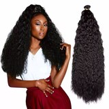 Darling Deep Wave Wrap Around Ponytail, 1B Black, 20 IN, thumbnail image