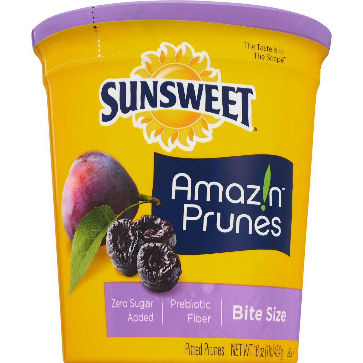 Sunsweet Bite Size Pitted Prunes, 16 oz image.