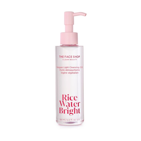The Face Shop Rice Water Bright Light Cleansing Oil, Vegan, 5 OZ