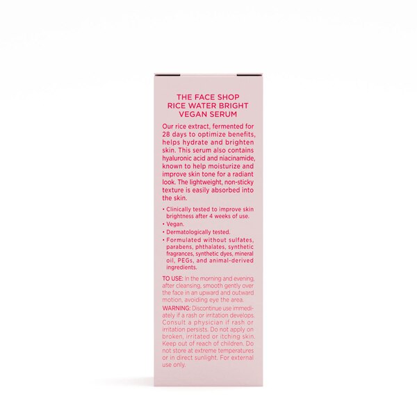 The Face Shop Rice Water Bright Serum, Vegan, 1.01 OZ