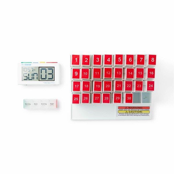 The Med Center System Pill Organizer and Reminder