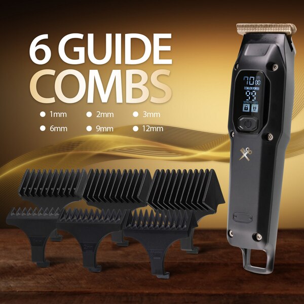 Cutting Edge LCD Rechargeable T-Blade With Turbo Boost Speed