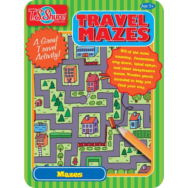 Travel Mazes Mini Activity Tin