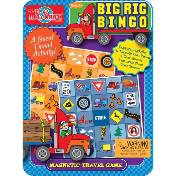 Big Rig Bingo Mini Activity Tin