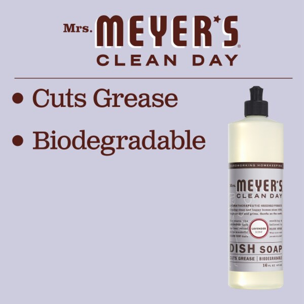 Mrs. Meyer's Clean Day Liquid Dish Soap, 16 OZ