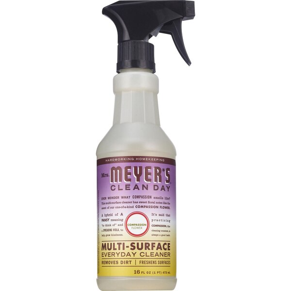 Mrs. Meyer's Clean Day Multi Surface Everyday Cleaner, Compassion Flower, 16 oz