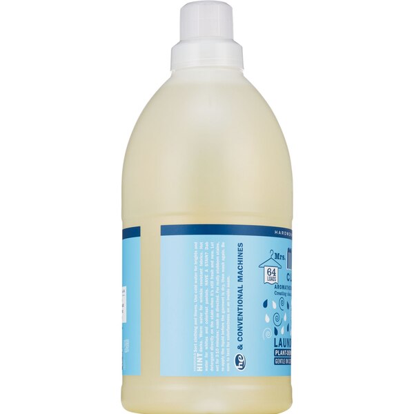 Mrs. Meyer's Clean Day Liquid Laundry Detergent, Rain Water, 64 fl oz