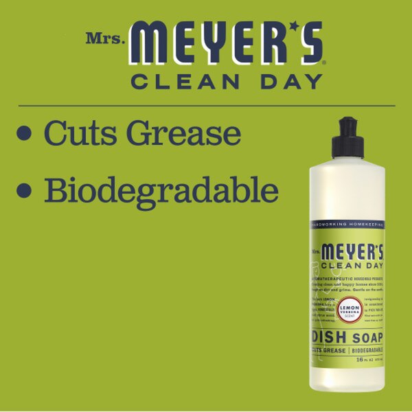 Mrs. Meyer's Clean Day Liquid Dish Soap, 16 OZ