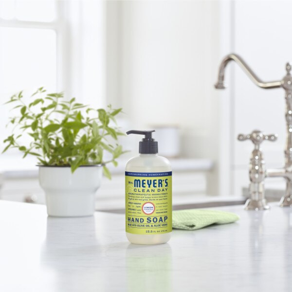 Mrs. Meyer's Clean Day Liquid Hand Soap, Lemon Verbena Scent, 12.5 OZ