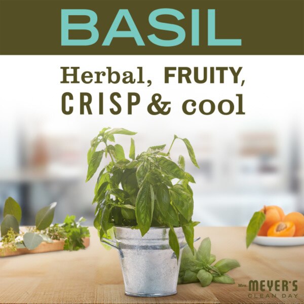 Mrs. Meyer's Clean Day Multi Surface Everyday Cleaner, Basil, 16 OZ