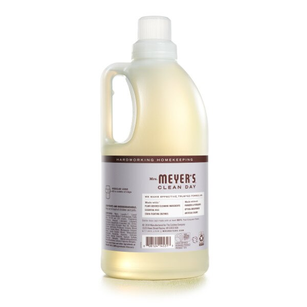 Mrs. Meyer's Clean Day Laundry Detergent Bottle, Lavender, 64 oz