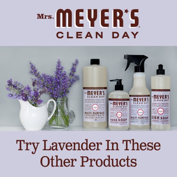 Mrs. Meyer's Clean Day Laundry Detergent Bottle, Lavender, 64 oz