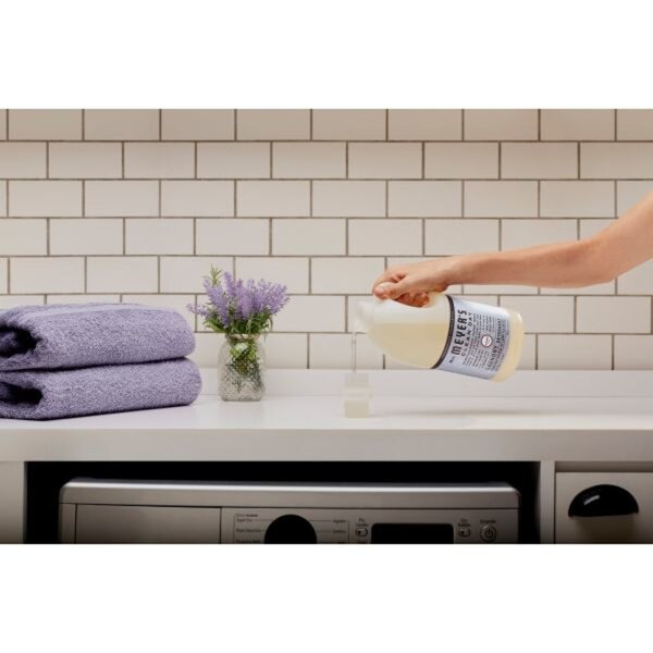 Mrs. Meyer's Clean Day Laundry Detergent Bottle, Lavender, 64 oz