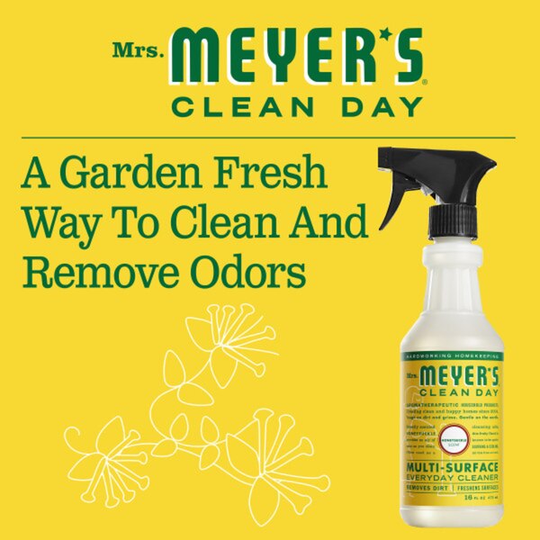 Mrs. Meyer's Clean Day Multi Surface Everyday Cleaner,  Honeysuckle, 16 oz