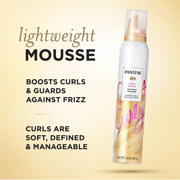 Pantene Curl Perfection Defining Mousse, 6.6 OZ