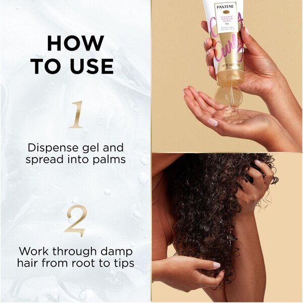Pantene Curl Perfection - Gel modelador, 6.8 oz