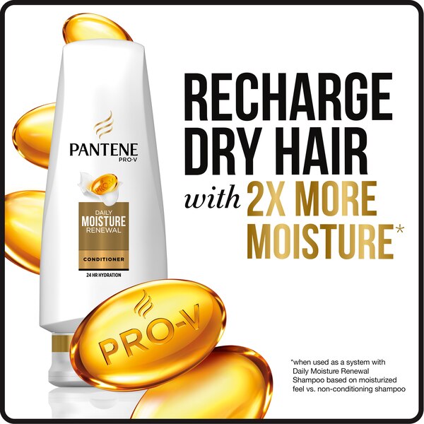 Pantene Pro-V Daily Moisture Renewal Conditioner, 3.38 OZ