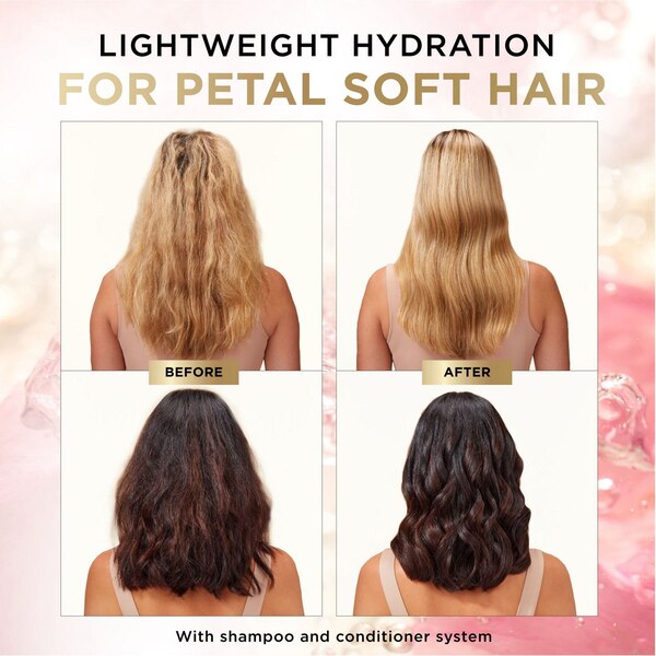 Pantene Nutrient Blends Miracle Moisture Boost Shampoo with Rose Water, 9.6 OZ