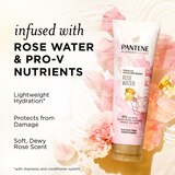 Pantene Nutrient Blends Miracle Moisture Boost Conditioner with Rose Water, 8 OZ, thumbnail image
