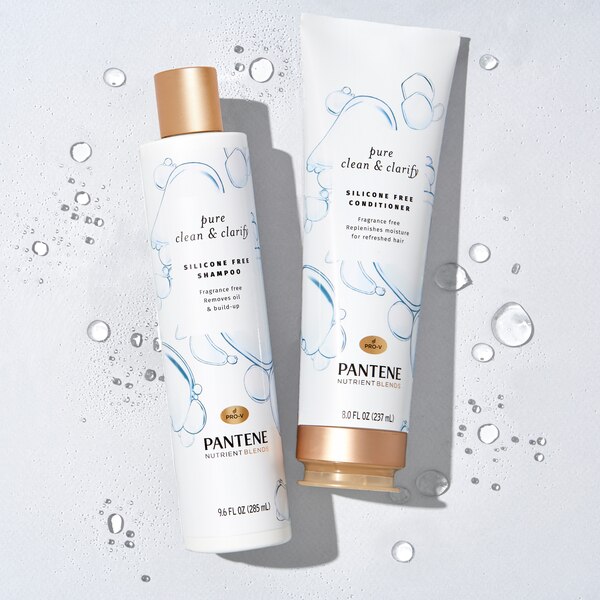 Pantene Pure Clean & Clarify Silicone-Free Conditioner, 9.6 OZ