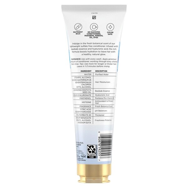 Pantene Nutrient Blends Hydrating Glow Conditioner with Baobab Essence