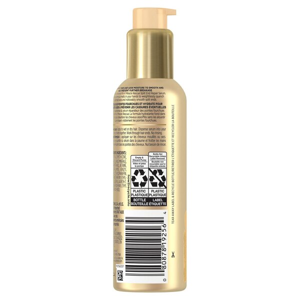 Pantene Nutrient Blends Hydrating Glow Thirsty Ends Milk to Water Hair Serum, 3.2 OZ