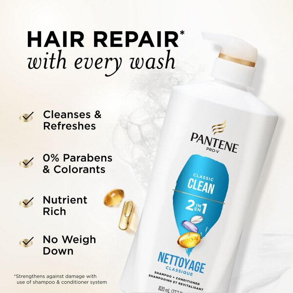 Pantene Pro-V Classic Clean 2-in-1 Shampoo & Conditioner
