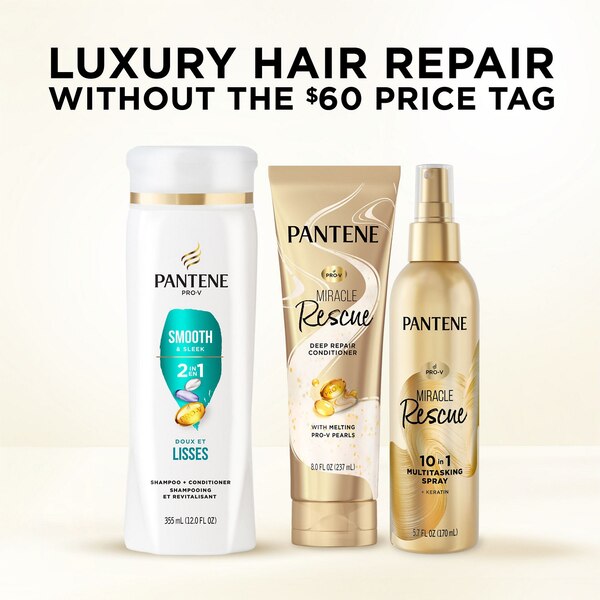 Pantene Pro-V Smooth & Sleek 2-in-1 Shampoo & Conditioner