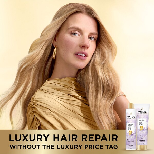 Pantene Nutrient Blends Illuminating Color Care Conditioner with Biotin, 8 OZ