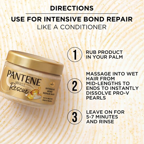 Pantene Miracle Rescue Bond Repair Mask, 10.1 OZ