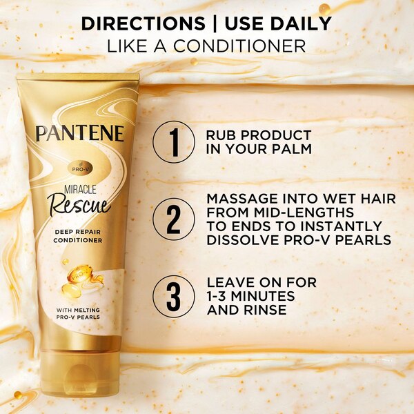 Pantene Pro-V Miracle Rescue Deep Repair Conditioner, 8 OZ