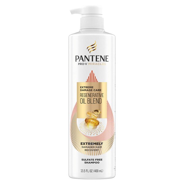 Pantene Pro-V Miracles Extreme Damage Care Shampoo, 13.5 OZ