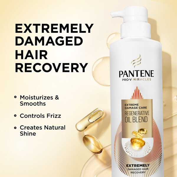 Pantene Pro-V Miracles Extreme Damage Care Shampoo, 13.5 OZ