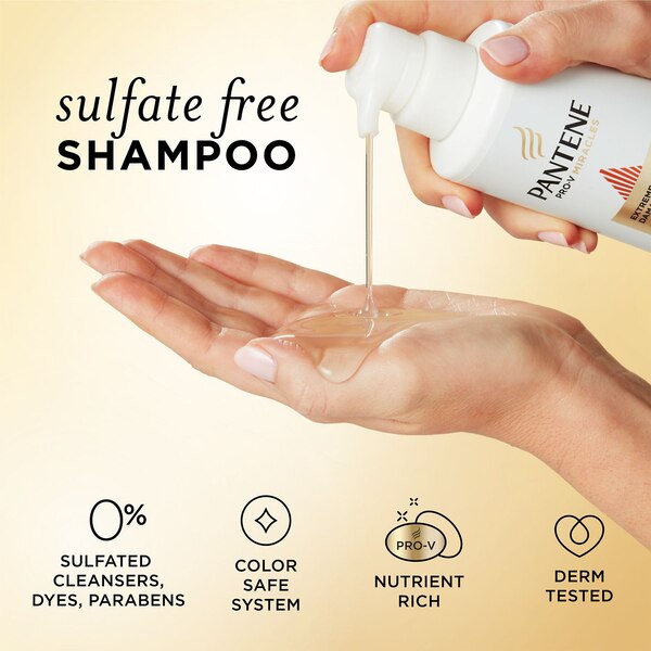 Pantene Pro-V Miracles Extreme Damage Care Shampoo, 13.5 OZ