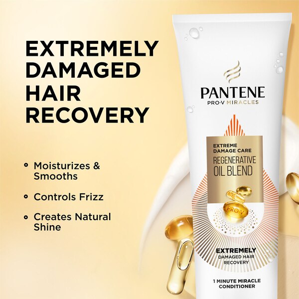 Pantene Pro-V Miracles Extreme Damage Care Conditioner, 10.9 OZ