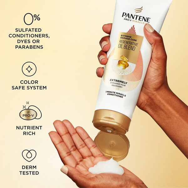 Pantene Pro-V Miracles Extreme Damage Care Conditioner, 10.9 OZ