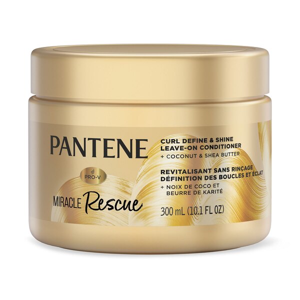 Pantene Pro-V Miracle Rescue Curl Define & Shine Leave-on Conditioner, 10.1 OZ