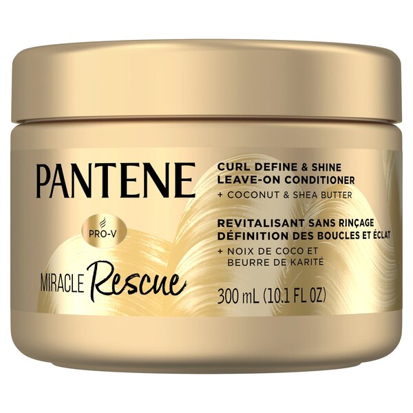 Pantene Pro-V Miracle Rescue Curl Define & Shine Leave-on Conditioner, 10.1 OZ