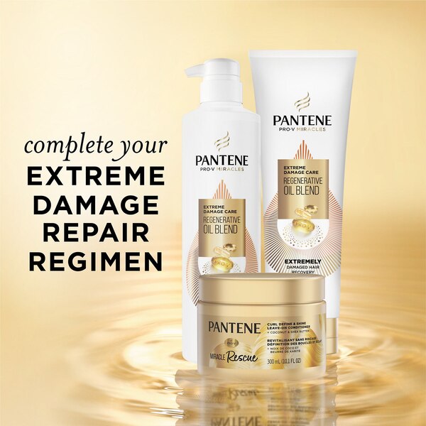 Pantene Pro-V Miracle Rescue Curl Define & Shine Leave-on Conditioner, 10.1 OZ