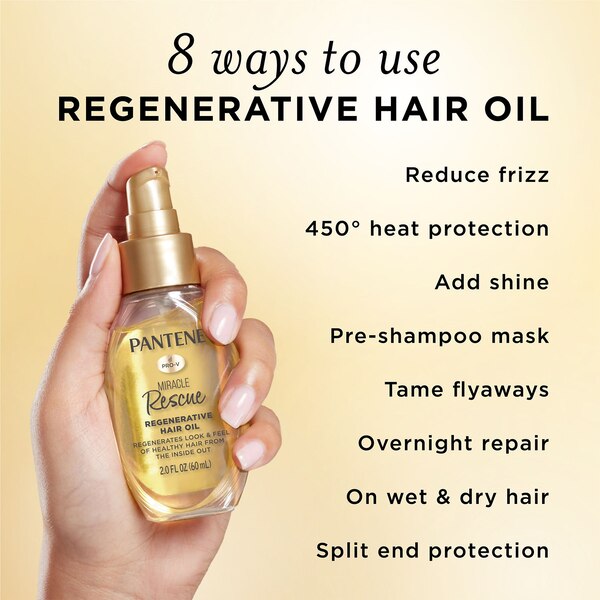 Pantene Pro-V Miracle Rescue Regenerative Hair Oil, 2 OZ