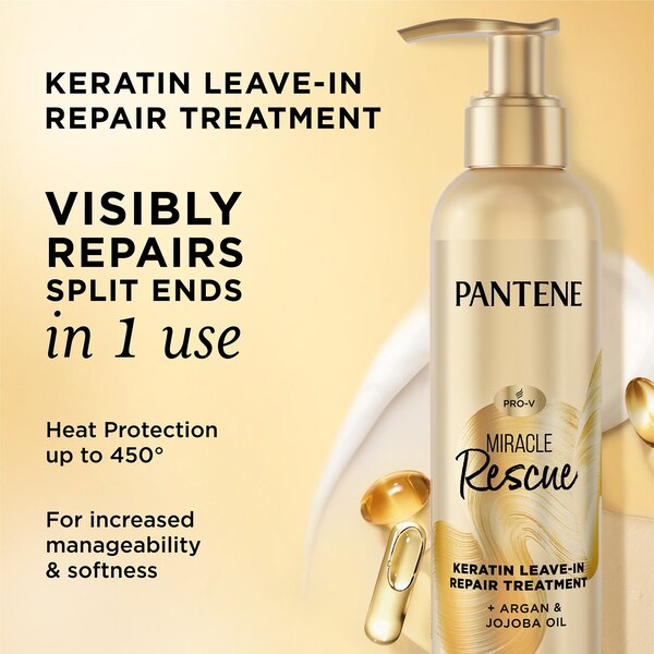 Pantene Pro-V Miracle Rescue Keratin Leave-in Repair Treatment, 7.6 OZ