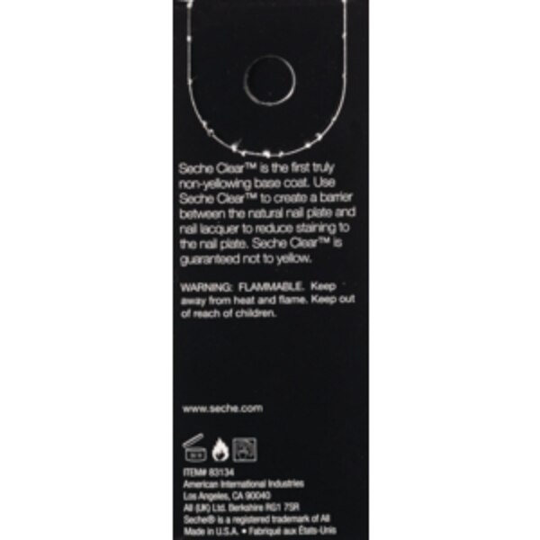 Seche Clear Base Coat, Crystal Clear