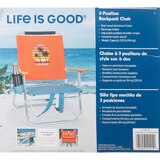 Life is Good Aluminum Backpack Chair, Orange, thumbnail image