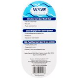 Wave Beach 1-Position Steel Beach Chair, Navy, thumbnail image