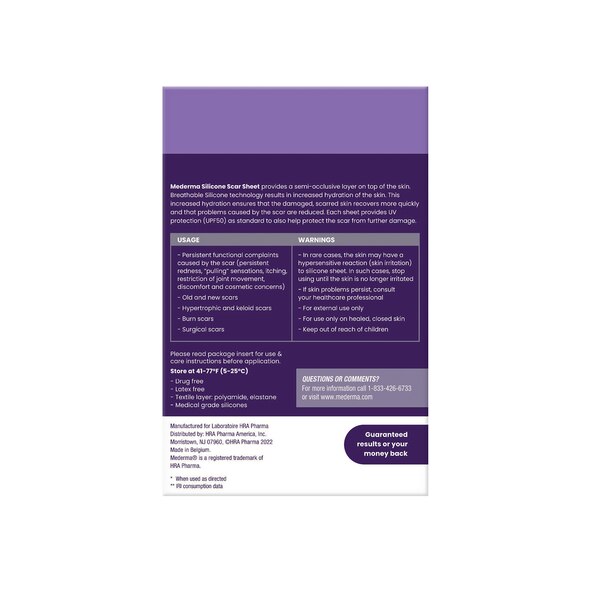 Mederma Silicone Scar Sheet