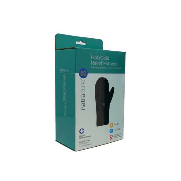 Natracure Hot Cold Gel Mittens, 1 Pair 